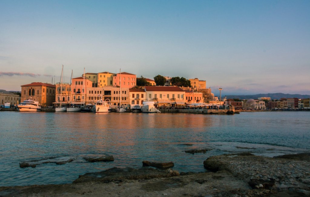 the old venetian port of chania greece